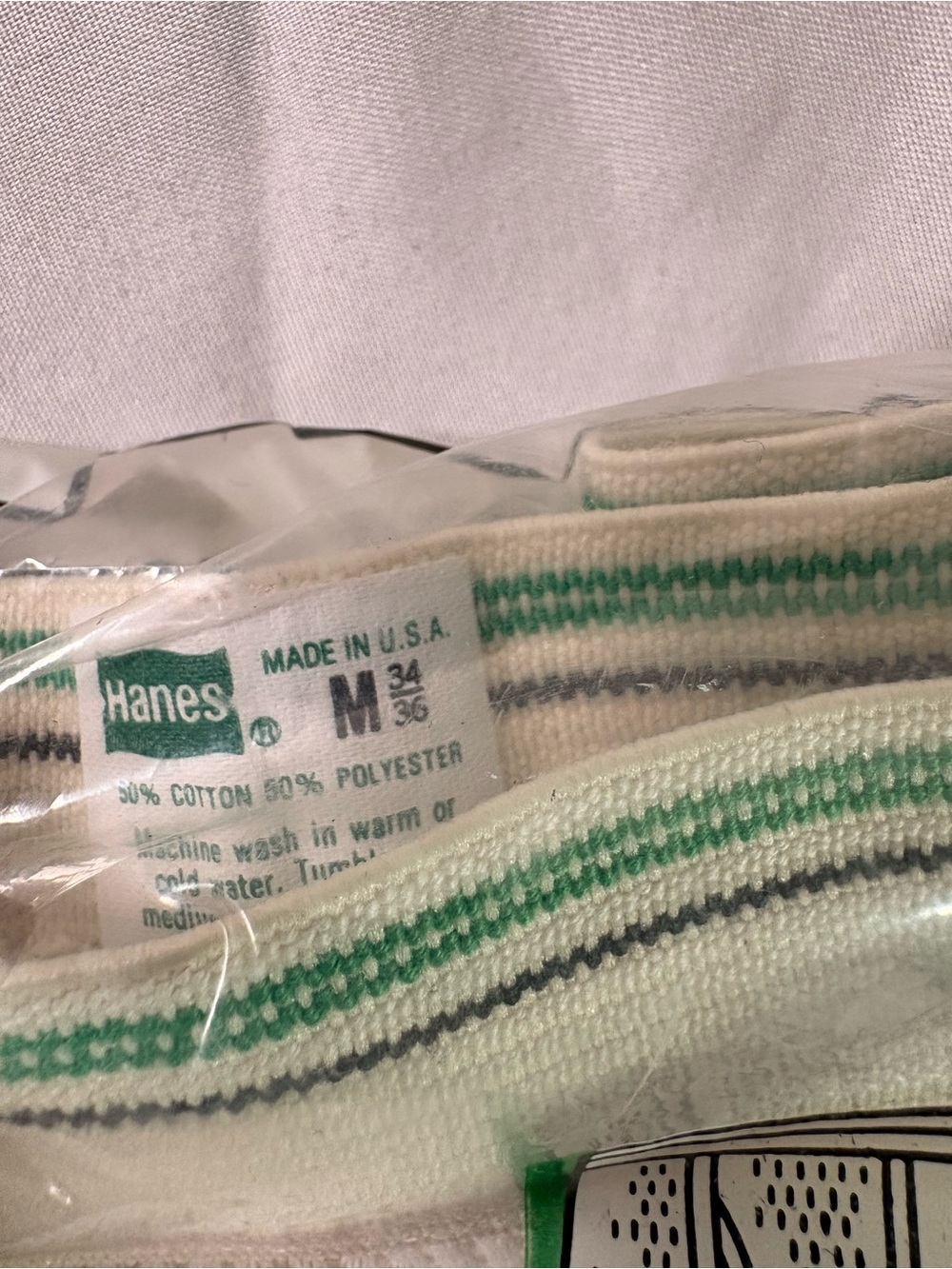 Hanes Men’s White Thermal Bottom - Blend Comfort(bc16) - Picture 3 of 3